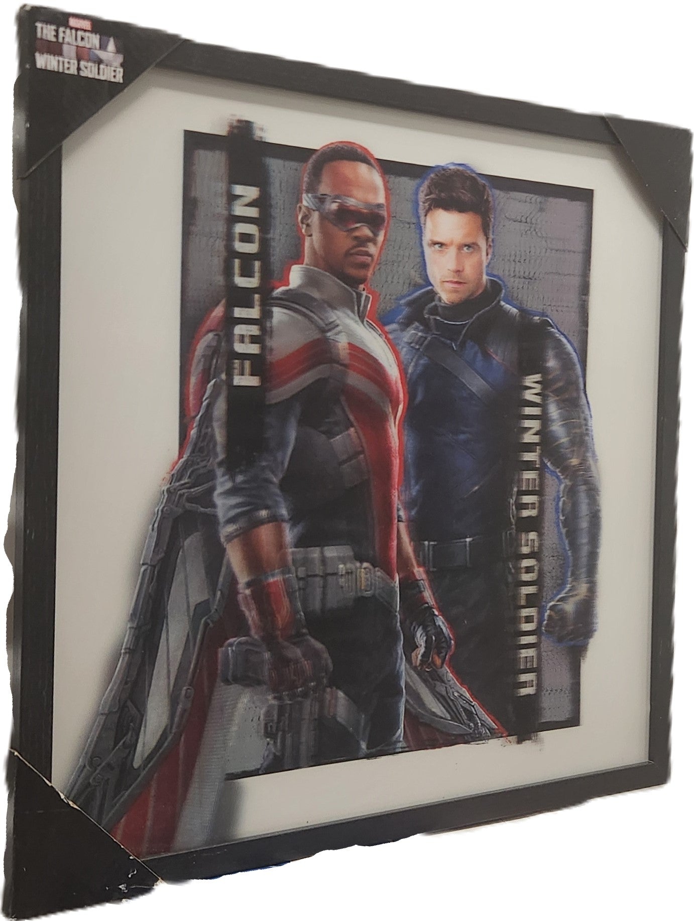 Marvel Falcon & Winter Solider Holographic Frame Picture