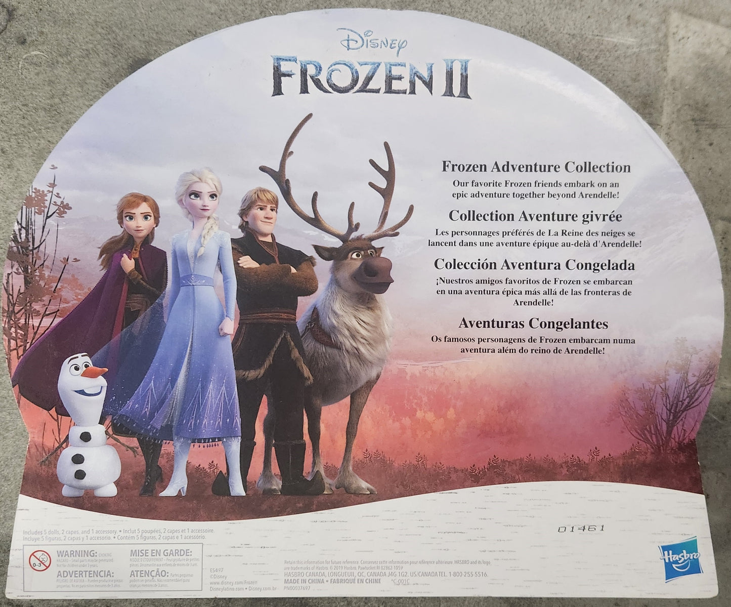 Disney Frozen 2 5-Pack, Anna, Elsa, Kristoff, Sven, Olaf, Gale