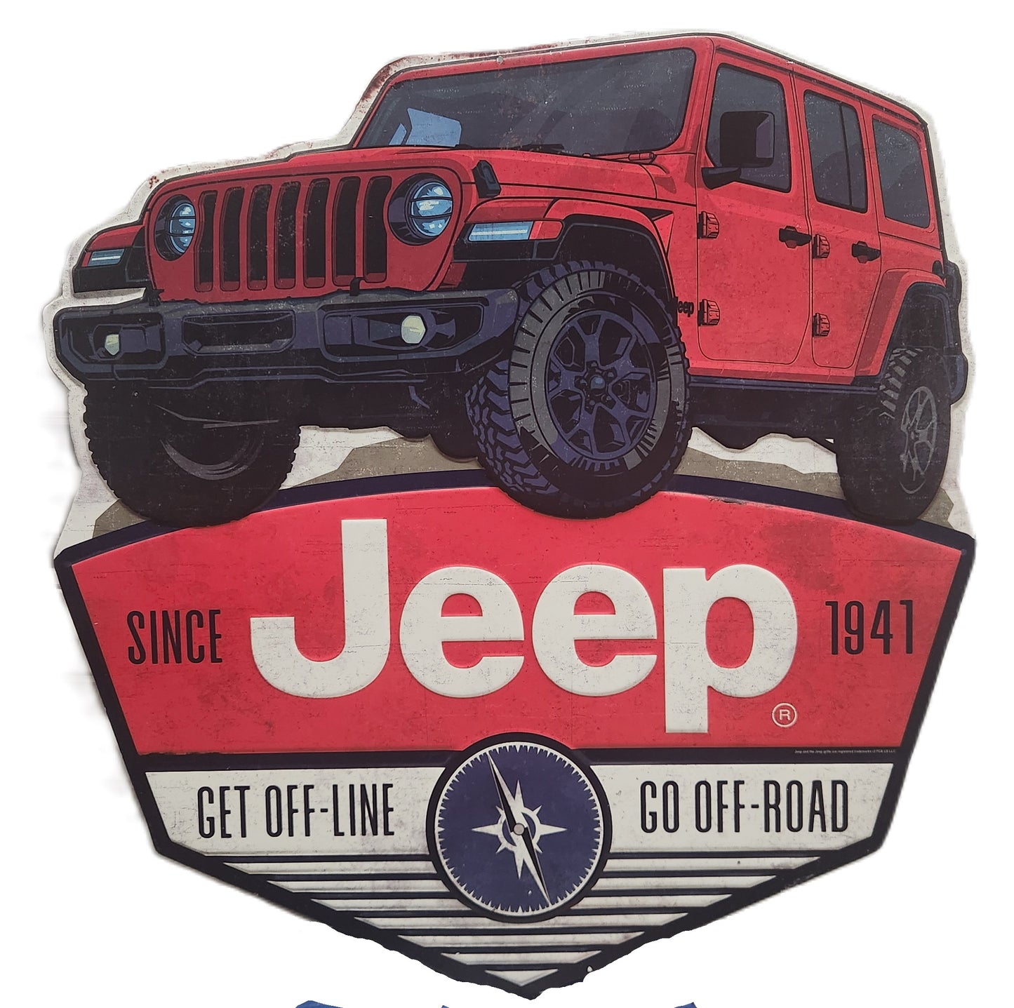 Jeep Metal Wall Art