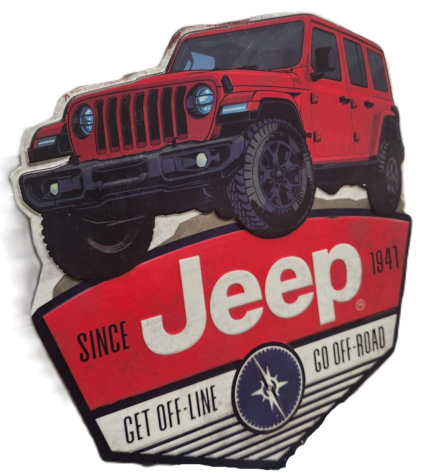 Jeep Metal Wall Art