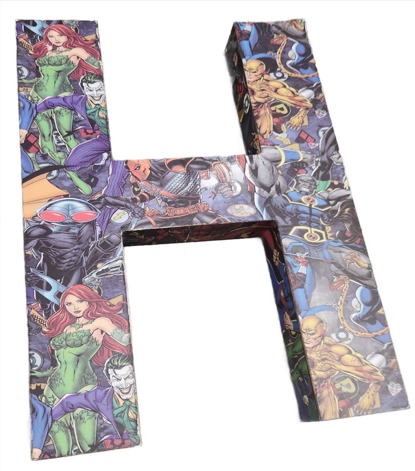 DC Character Featured Letter H, Decor, 8x10 inches