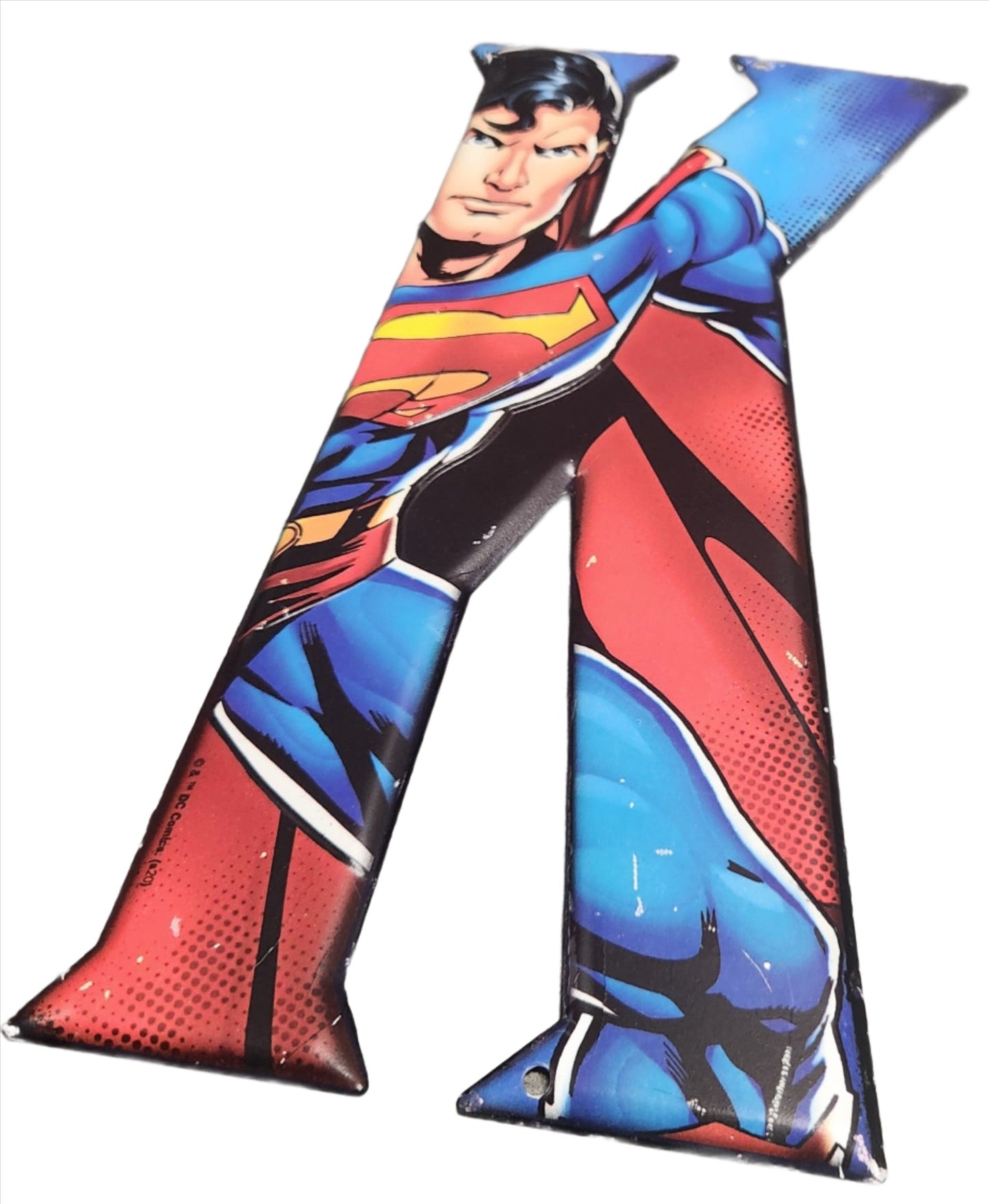 DC Featured Superman Letter K, Decor, 5x10 inches