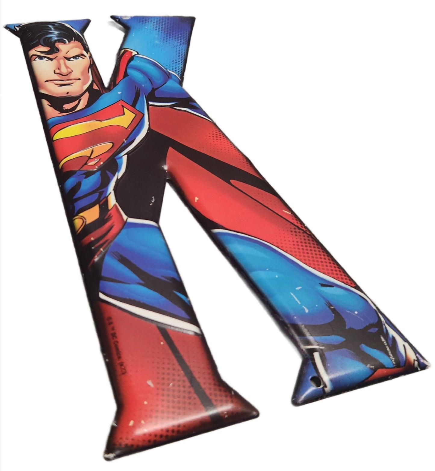 DC Featured Superman Letter K, Decor, 5x10 inches