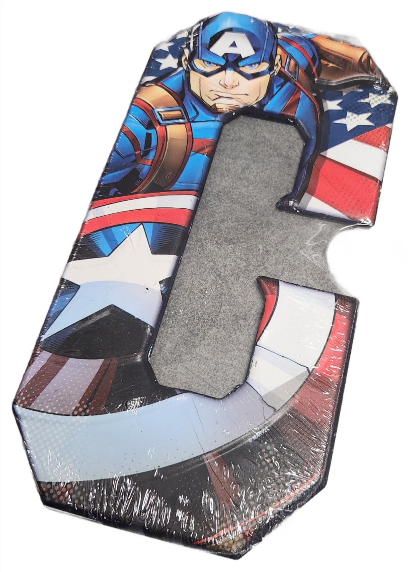 Marvel Featured Captain America Letter "C", Decor, 5x10 inches