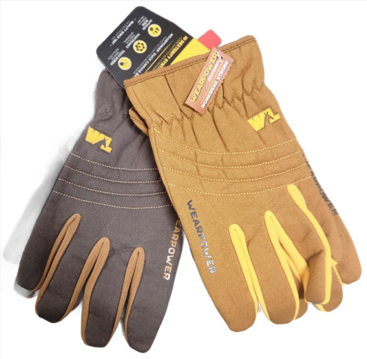 Wells Lamont Work & Home Hi Dexterity Synthetic Leather Work Gloves, XL (2-Pack)