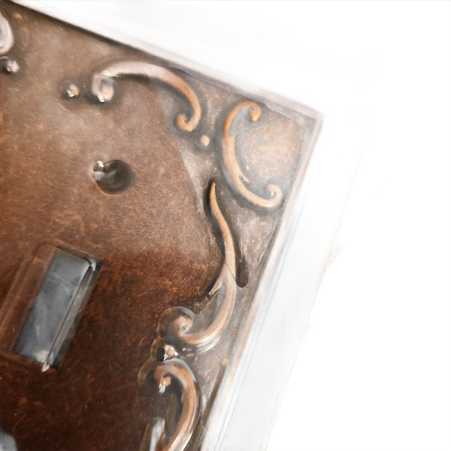 Triple Toggle Copper rustic wall plate