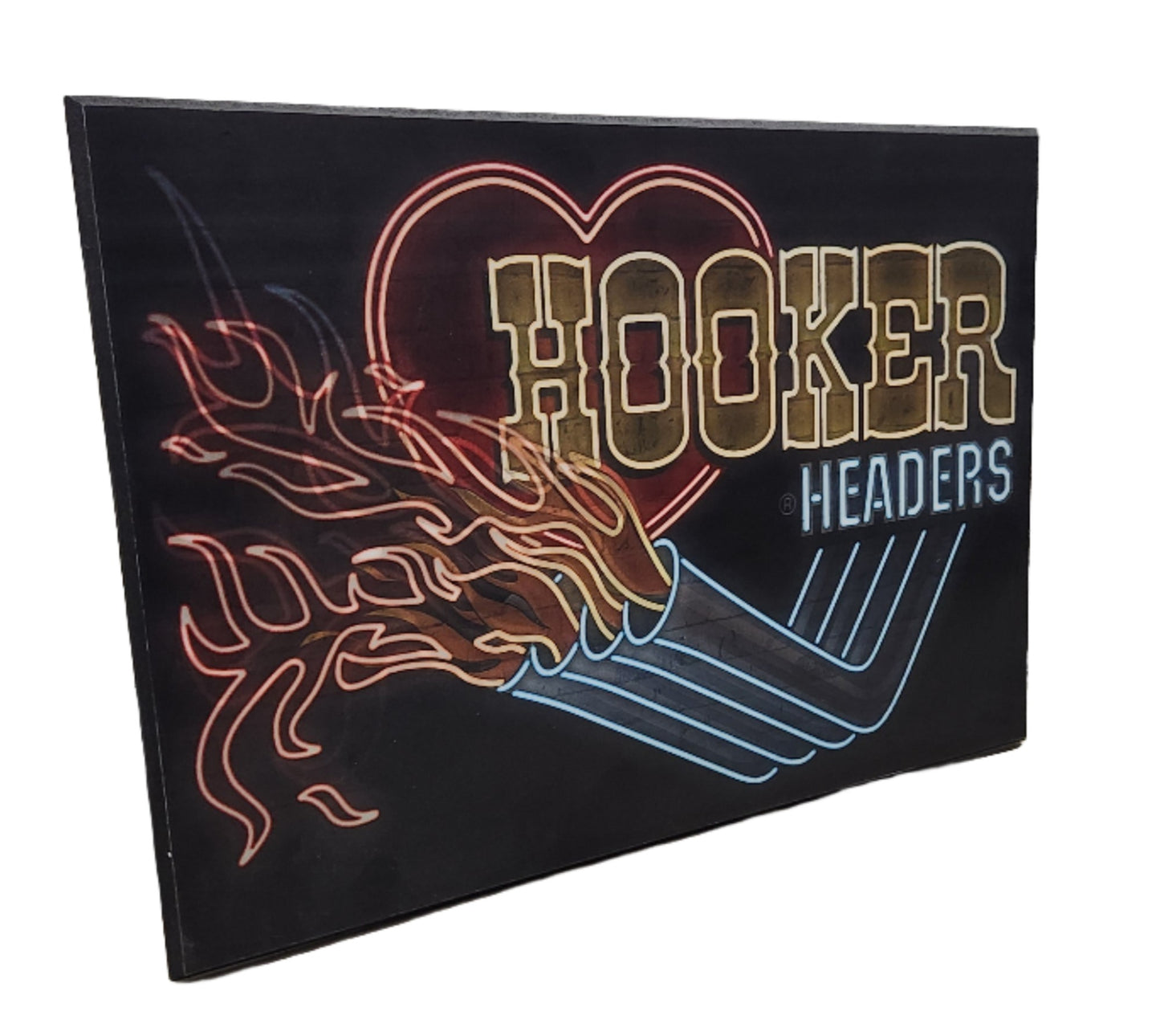 Hooker Headers, Mufflers, Muscle Car Garage Wall Art