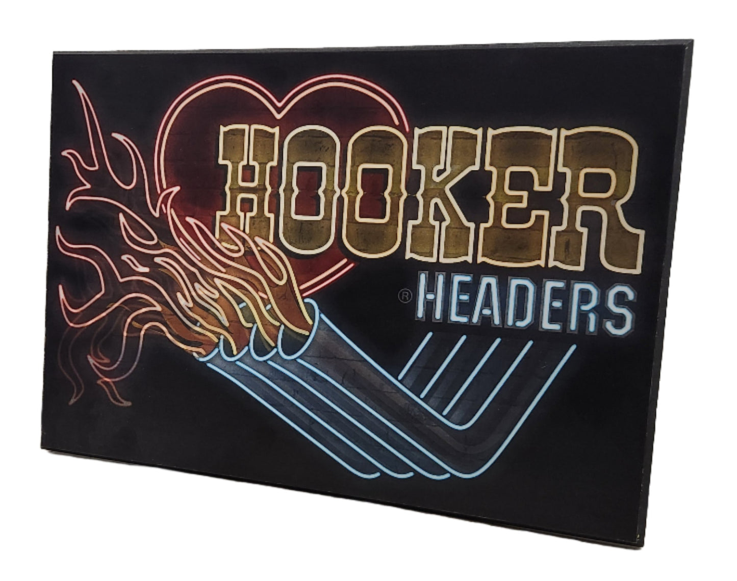 Hooker Headers, Mufflers, Muscle Car Garage Wall Art