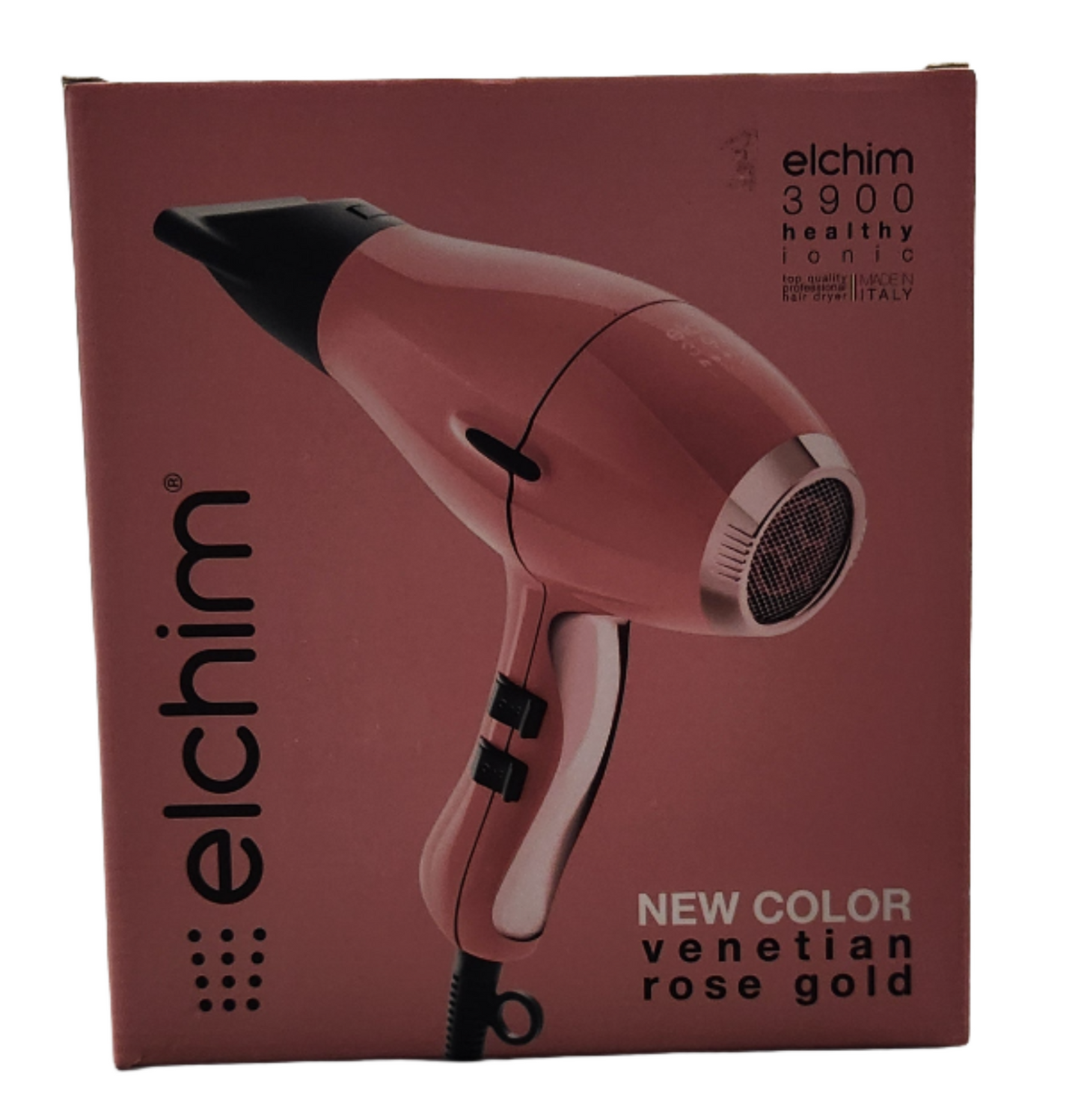 Elchim 3900 Healthy Ionic Hair Dryer Venetian Rose Gold, Italy