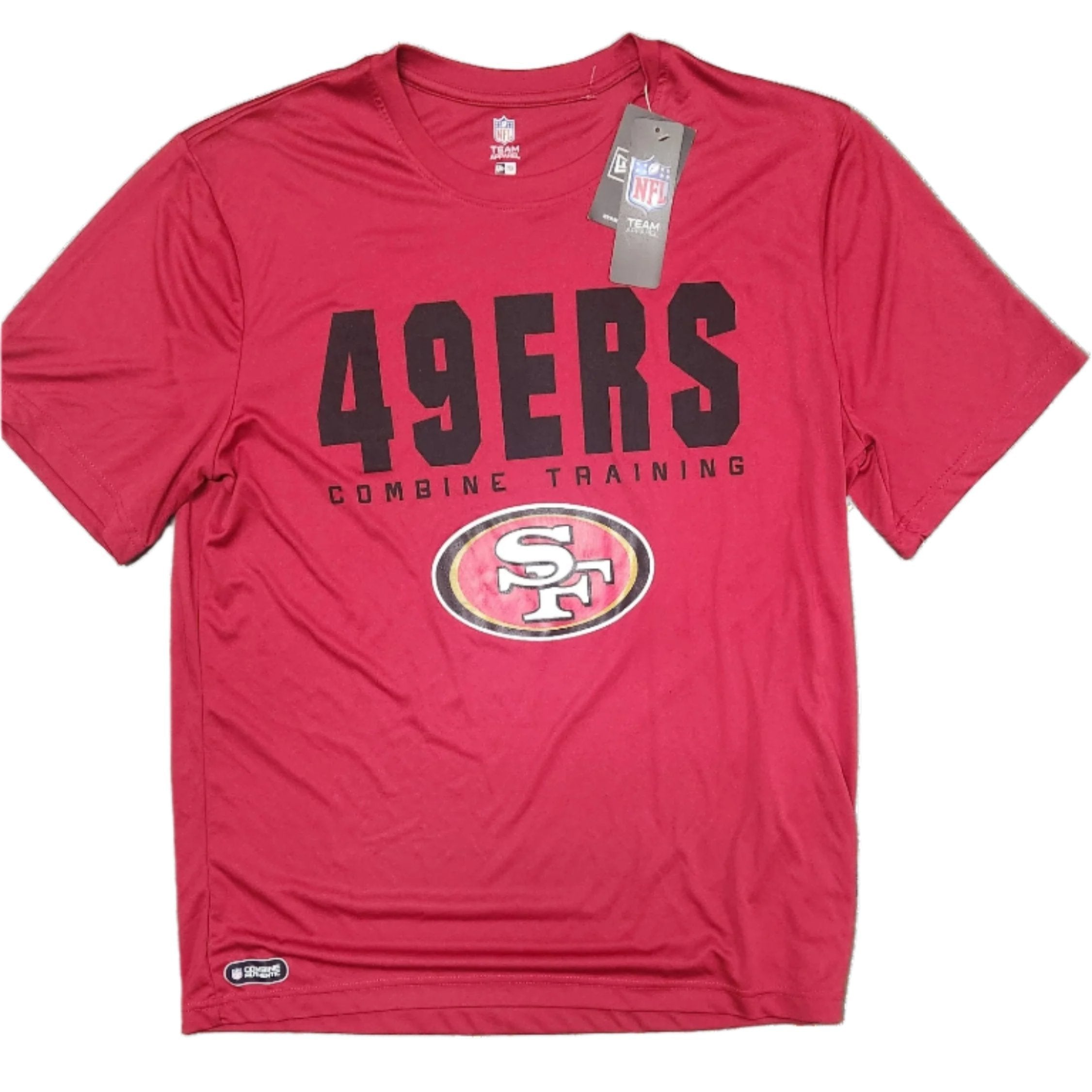 49er Training Shirt, Black/Red/White/Gold, With Bold Logo ...