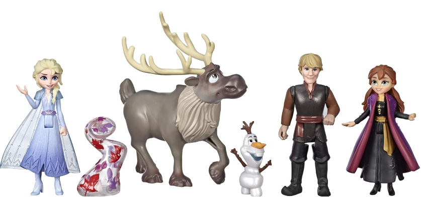 Disney Frozen 2 5-Pack, Anna, Elsa, Kristoff, Sven, Olaf, Gale