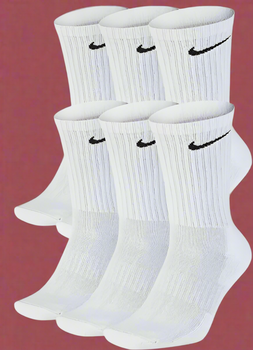 Nike Crew Socks Everyday Cushioned Training (6 Pairs)