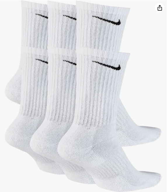 Nike Crew Socks Everyday Cushioned Training (6 Pairs)