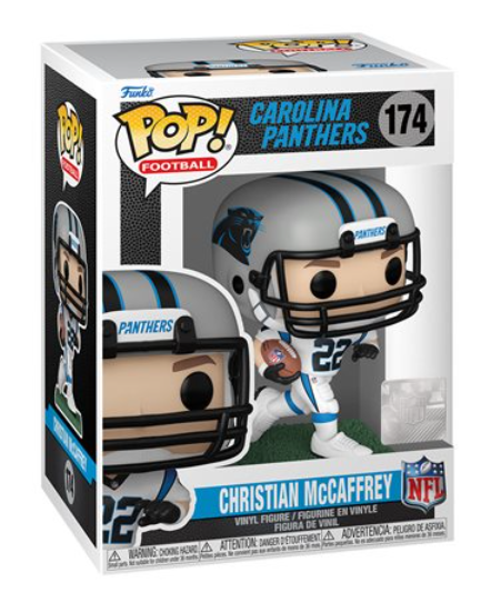 Funko Pop - NFL 174 Christian McCaffrey Carolina Panthers Vinyl Figure