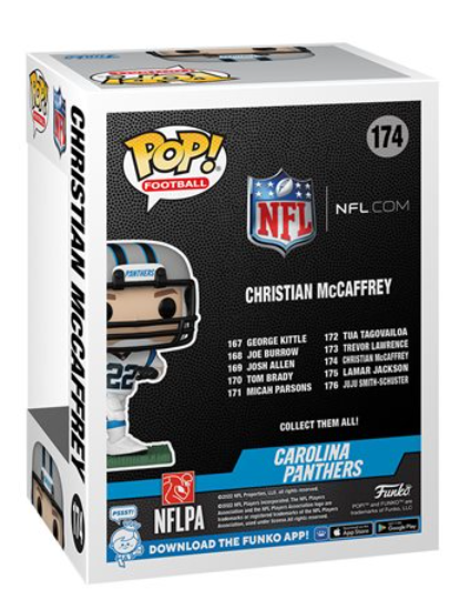 Funko Pop - NFL 174 Christian McCaffrey Carolina Panthers Vinyl Figure