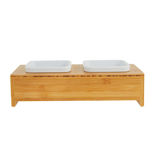 Top Paw Bamboo Double Diner X-Small