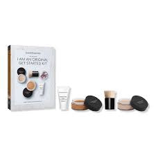 BareMinerals - Starter Kit 4-Piece Mineral Makeup Starter Set, Foundation Primer, Loose Mineral Foundation, Finish Brush, Setting Powder, Vegan