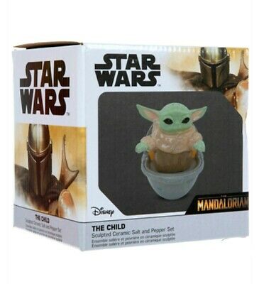 Star Wars Mandalorian The Child (Baby Yoda) Stackable Salt and Pepper Shakers