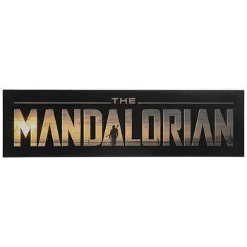 The Mandalorian Word Wood Wall Art- Star Wars